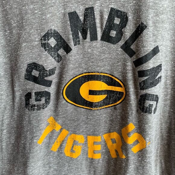 Grambling Tigers Ringer Tee Men’s L HBCU Style Retro Vibes - Picture 4 of 11
